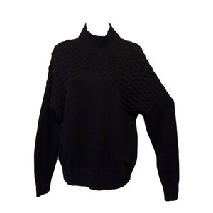 Sonoma Black Knit Cowl Neck Sweater